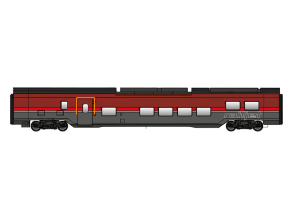 set 2 osobních vozů Railjet ÖBB Jägerndorfer 72200 - Image 2