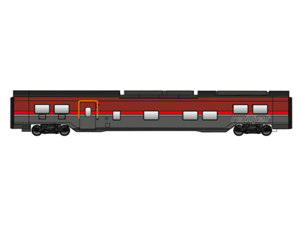 set 2 osobních vozů Railjet ÖBB Jägerndorfer 72210 - Image 3