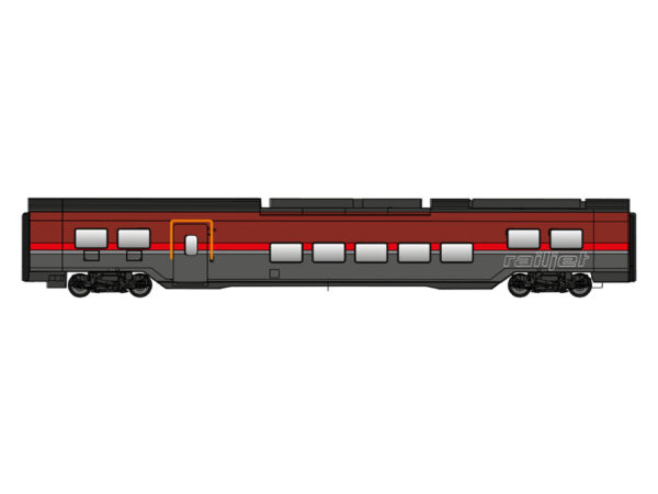 set 2 osobních vozů Railjet ÖBB Jägerndorfer 72220 - Image 2