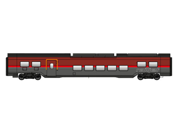 set 2 osobních vozů Railjet ÖBB Jägerndorfer 72220 - Image 3