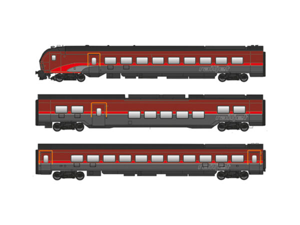 set vlaku Railjet ÖBB Jägerndorfer 72300