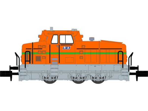 dieselová lokomotiva DHG 500 C Kali+Salz oranžová DCC Nürnberger Modelleisenbahnen 123603