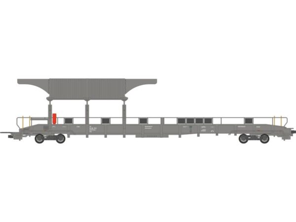 rampový vůz autovlaku BLS částečně zastřešený VI.epocha Nürnberger Modelleisenbahnen 538604