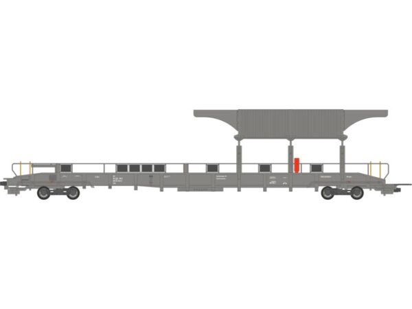 rampový vůz autovlaku BLS částečně zastřešený VI.epocha Nürnberger Modelleisenbahnen 538605