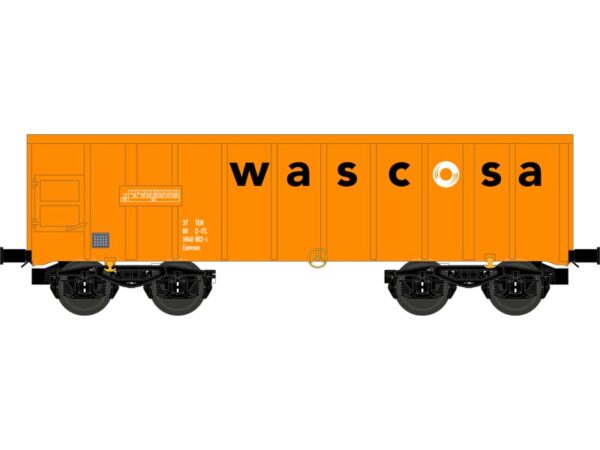 otevřený vůz Eamnos 57 WASCOSA oranžový #1 Nürnberger Modelleisenbahnen 543600