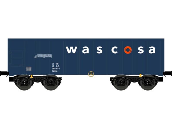 otevřený vůz Eamnos 57 WASCOSA modrý #1 Nürnberger Modelleisenbahnen 543620