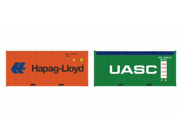 set dvou kontejnerů Hapag Lloyd a UASC OT IGRA MODEL 98010019