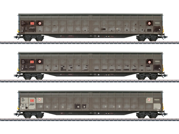 set vozů s posuvnou stěnou Habbins DB Cargo Märklin 48067