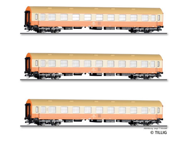 set osobních vozů Städteexpress DR Tillig 70063