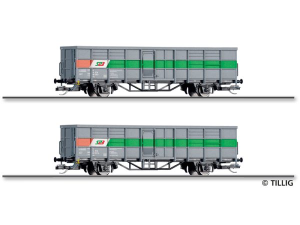 set otevřených vozů Fbs STLB Tillig 01110